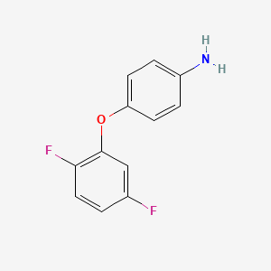 molecular formula C12H9F2NO B8589125 4-(2,5-Difluorophenoxy)aniline CAS No. 307308-82-3