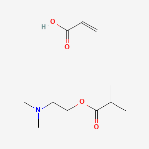 molecular formula C11H19NO4 B8589326 Dimethylaminoethyl methacrylate acrylic acid CAS No. 26655-25-4