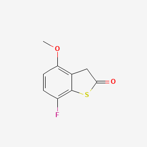 molecular formula C9H7FO2S B8589356 7-fluoro-4-methoxy-1-benzothiophen-2(3H)-one 