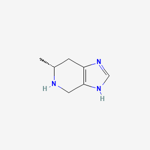 molecular formula C7H11N3 B8589399 (R)-6-Methyl-4,5,6,7-tetrahydro-3H-imidazo[4,5-c]pyridine 