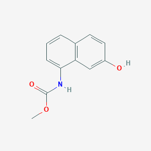 molecular formula C12H11NO3 B085894 1-甲氧羰基氨基-7-萘酚 CAS No. 132-63-8