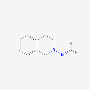 molecular formula C10H12N2 B8589442 N-methylene-3,4-dihydroisoquinolin-2(1H)-amine 