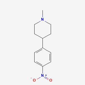 molecular formula C12H16N2O2 B8589622 1-Methyl-4-(4-nitrophenyl)piperidine 