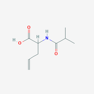 2-Isobutyrylamino-pent-4-enoic acid