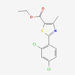 Ethyl 2-(2,4-dichlorophenyl)-4-methyl-1,3-thiazole-5-carboxylate