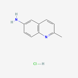 molecular formula C10H11ClN2 B8589703 6-Quinolinamine, 2-methyl-, monohydrochloride CAS No. 108797-83-7