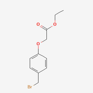 molecular formula C11H13BrO3 B8589724 Ethyl 4-bromomethylphenoxyacetate 