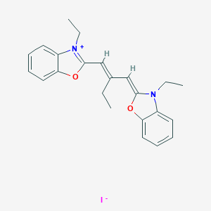 B085898 (2Z)-3-Ethyl-2-[(2E)-2-[(3-ethyl-1,3-benzoxazol-3-ium-2-yl)methylidene]butylidene]-1,3-benzoxazole;iodide CAS No. 1054-00-8