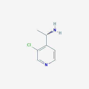 molecular formula C7H9ClN2 B8589850 (S)-1-(3-chloropyridin-4-yl)ethanamine 