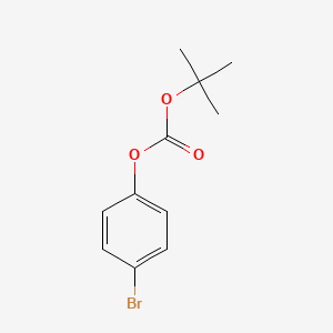 molecular formula C11H13BrO3 B8589903 4-Bromophenyl tert-butyl carbonate 