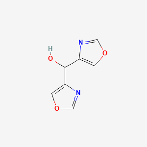 molecular formula C7H6N2O3 B8589943 Bis(oxazol-4-yl)methanol 