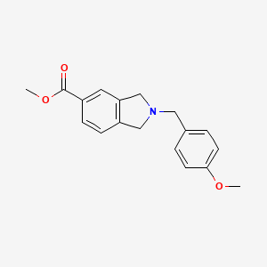 Methyl 2-(4-methoxybenzyl)isoindoline-5-carboxylate