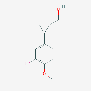 [2-(3-Fluoro-4-methoxy-phenyl)-cyclopropyl]-methanol