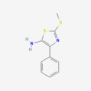 5-Amino-2-(methylsulfanyl)-4-phenylthiazole