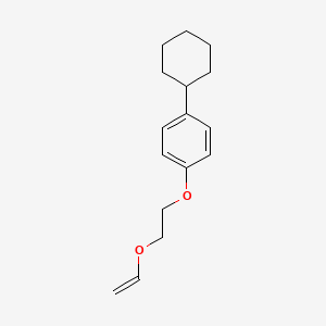1-Cyclohexyl-4-[2-(ethenyloxy)ethoxy]benzene