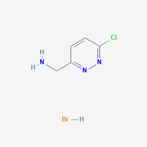 (6-Chloropyridazin-3-yl)methanamine hydrobromide
