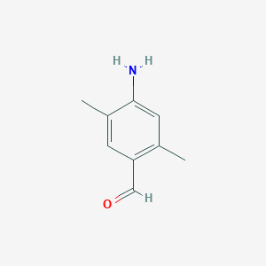 molecular formula C9H11NO B8590060 4-Amino-2,5-dimethylbenzaldehyde 