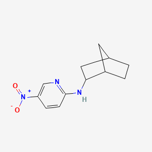 molecular formula C12H15N3O2 B8590170 Bicyclo[2.2.1]hept-2-yl-(5-nitro-pyridin-2-yl)-amine 