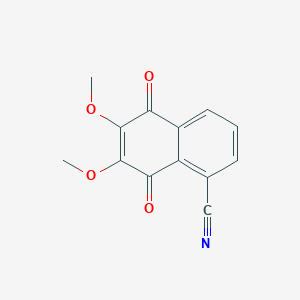 6,7-Dimethoxy-5,8-dioxo-5,8-dihydronaphthalene-1-carbonitrile