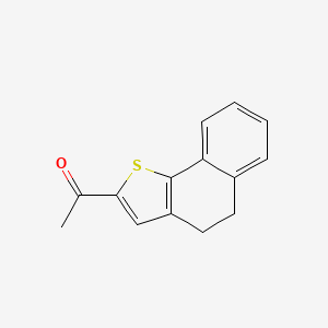 molecular formula C14H12OS B8590308 1-(4,5-Dihydronaphtho[1,2-b]thiophen-2-yl)ethan-1-one CAS No. 62615-59-2