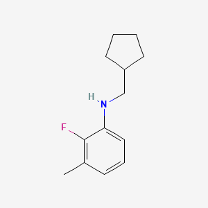 molecular formula C13H18FN B8590334 N-(Cyclopentylmethyl)-2-fluoro-3-methylaniline CAS No. 919800-34-3