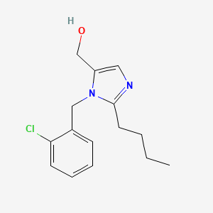 B8590348 1H-Imidazole-5-methanol, 2-butyl-1-[(2-chlorophenyl)methyl]- CAS No. 133485-55-9