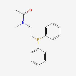 molecular formula C17H20NOP B8590363 N-[2-(Diphenylphosphanyl)ethyl]-N-methylacetamide CAS No. 95713-63-6