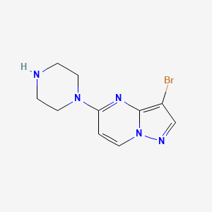 3-Bromo-5-(piperazin-1-yl)pyrazolo[1,5-a]pyrimidine