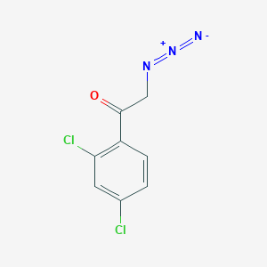 molecular formula C8H5Cl2N3O B8590408 2-Azido-1-(2,4-dichlorophenyl)ethanone 
