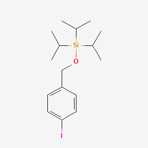 molecular formula C16H27IOSi B8590464 (4-Iodobenzyloxy)triisopropylsilane 