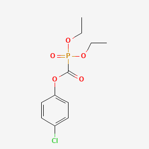 Phosphinecarboxylic acid, diethoxy-, 4-chlorophenyl ester, oxide