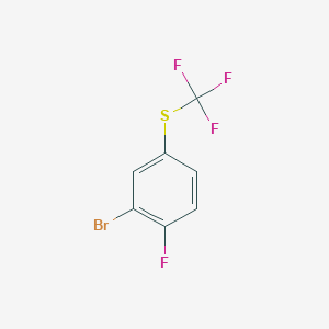 Benzene, 2-bromo-1-fluoro-4-[(trifluoromethyl)thio]-