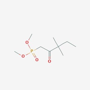 molecular formula C9H19O4P B8590533 Dimethyl (3,3-dimethyl-2-oxopentyl)phosphonate CAS No. 61728-21-0