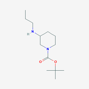molecular formula C13H26N2O2 B8590553 Tert-butyl 3-(propylamino)piperidine-1-carboxylate 