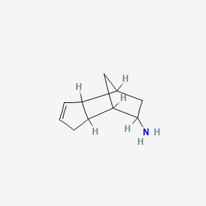 molecular formula C10H15N B8590560 4,7-Methano-1H-inden-6-amine, 3a,4,5,6,7,7a-hexahydro-, (3aR,4R,6S,7R,7aS)-rel- CAS No. 65839-06-7