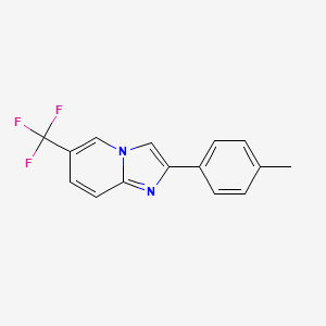 2-(4-Methylphenyl)-6-trifluoromethylimidazo[1,2-a]-pyridine