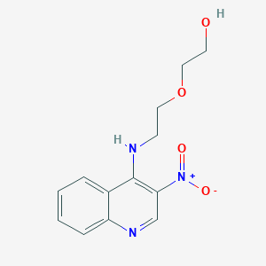 2-[2-(3-Nitroquinolin-4-ylamino)ethoxy]ethanol