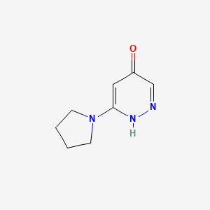 6-(1-Pyrrolidinyl)-4-pyridazinol