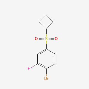 1-Bromo-4-(cyclobutylsulfonyl)-2-fluorobenzene