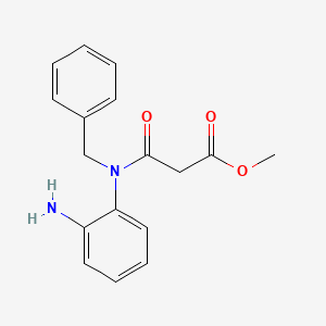 Methyl 3-((2-aminophenyl)(benzyl)amino)-3-oxopropanoate
