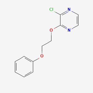2-Chloro-3-(2-phenoxyethoxy)pyrazine