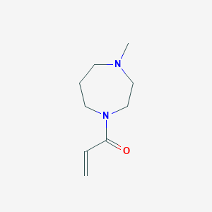 molecular formula C9H16N2O B8590763 1-(4-Methyl-1,4-diazepan-1-YL)prop-2-EN-1-one 