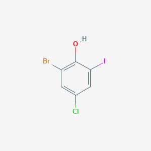 2-Bromo-4-chloro-6-iodophenol