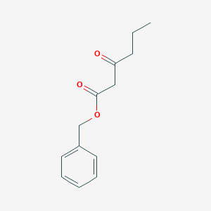 molecular formula C13H16O3 B8590834 Benzyl 3-oxohexanoate 