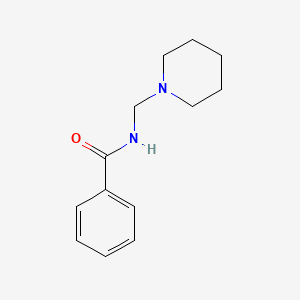 molecular formula C13H18N2O B8590863 Benzamide, N-(1-piperidinylmethyl)- CAS No. 4380-83-0
