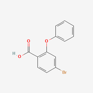 molecular formula C13H9BrO3 B8590926 4-Bromo-2-phenoxybenzoic acid 