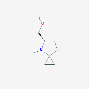 molecular formula C8H15NO B8590965 (S)-(4-Methyl-4-azaspiro[2.4]heptan-5-yl)methanol CAS No. 1221443-17-9