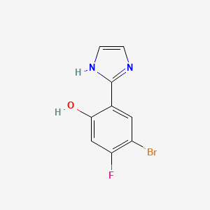 4-bromo-5-fluoro-2-(1H-imidazol-2-yl)phenol