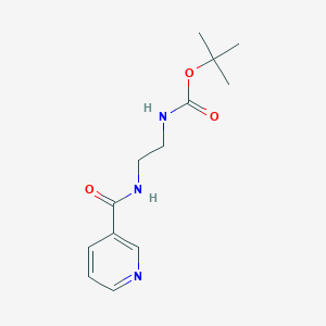 molecular formula C13H19N3O3 B8591283 Tert-butyl 2-(nicotinamido)ethylcarbamate 