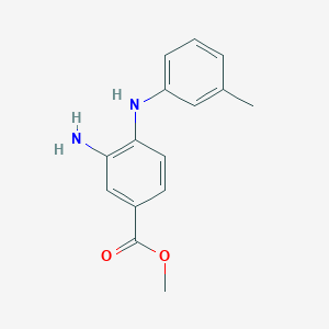 Methyl 3-amino-4-(m-tolylamino)benzoate